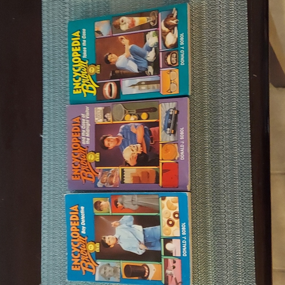 ENCYCLOPEDIA BROWN Bundle of 3 Vintage - Excellent Condition!